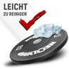 Neolymp 20 kg Gewichtsscheibe, leicht zu reinigen mit einem Tuch, ideal für hygienisches und pflegeleichtes Training.