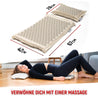 Verwöhne dich mit einer Massage mit dem Neolymp Akupressur-Set. Das Set besteht aus einer Matte (67 cm x 42 cm) und einem Kissen (28 cm x 42 cm), ideal zur Entspannung und Schmerzlinderung.